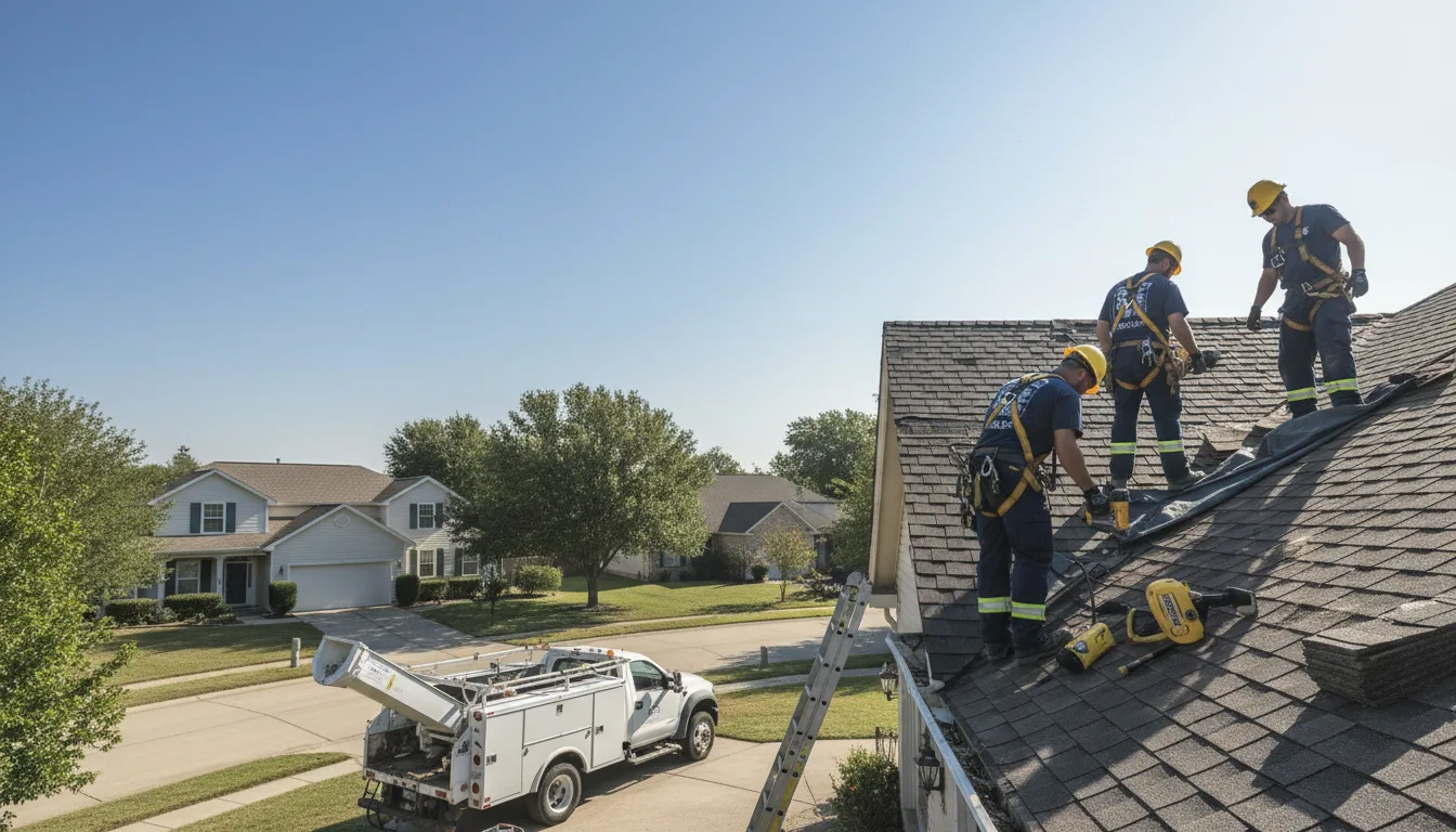 Hail Damage Roof Repair in Pottsville, AR